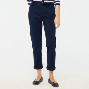 J.Crew Factory Petite high-rise girlfriend chino pant P6